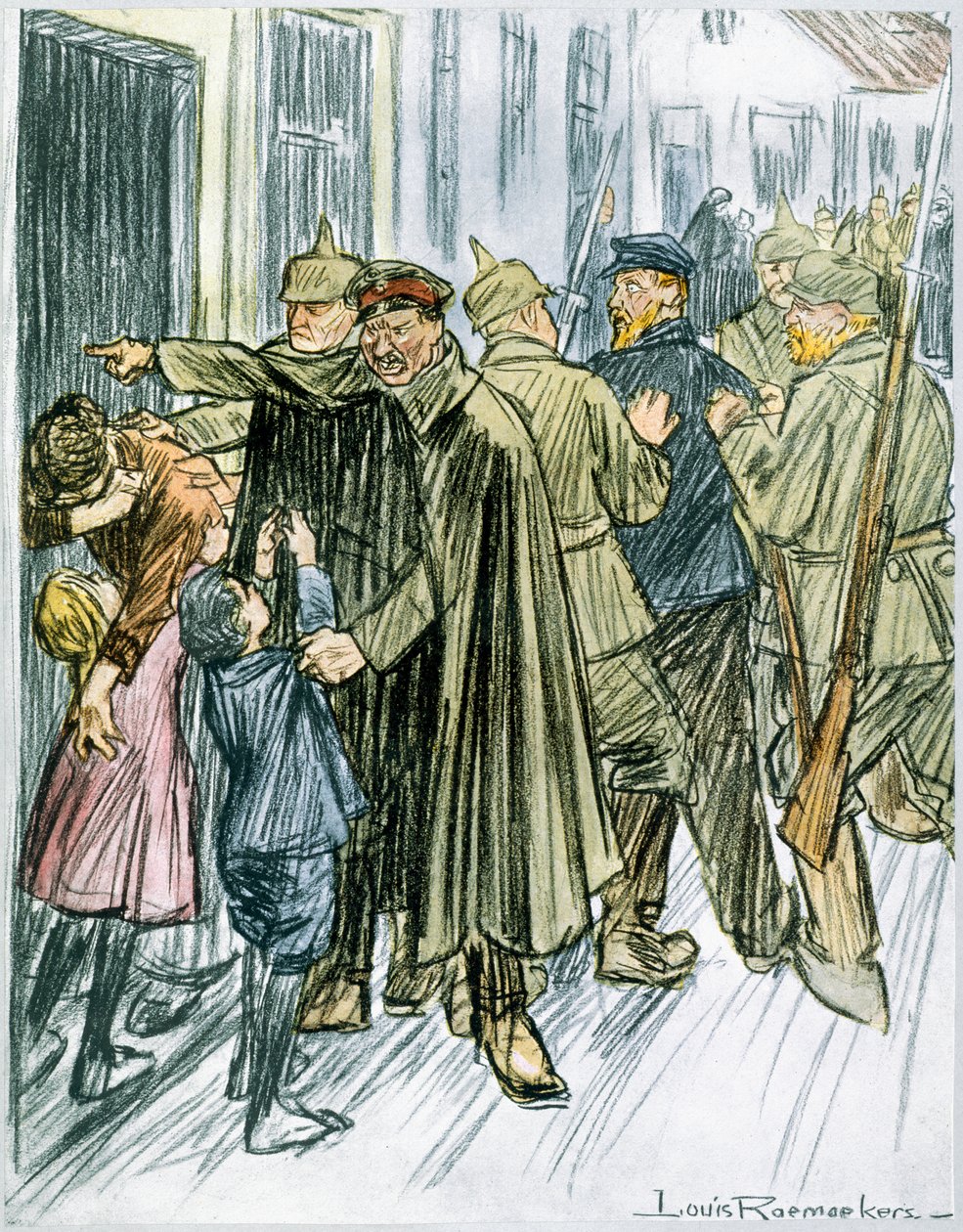 丈夫和父亲》，1916年 作者 路易斯·雷麦克斯