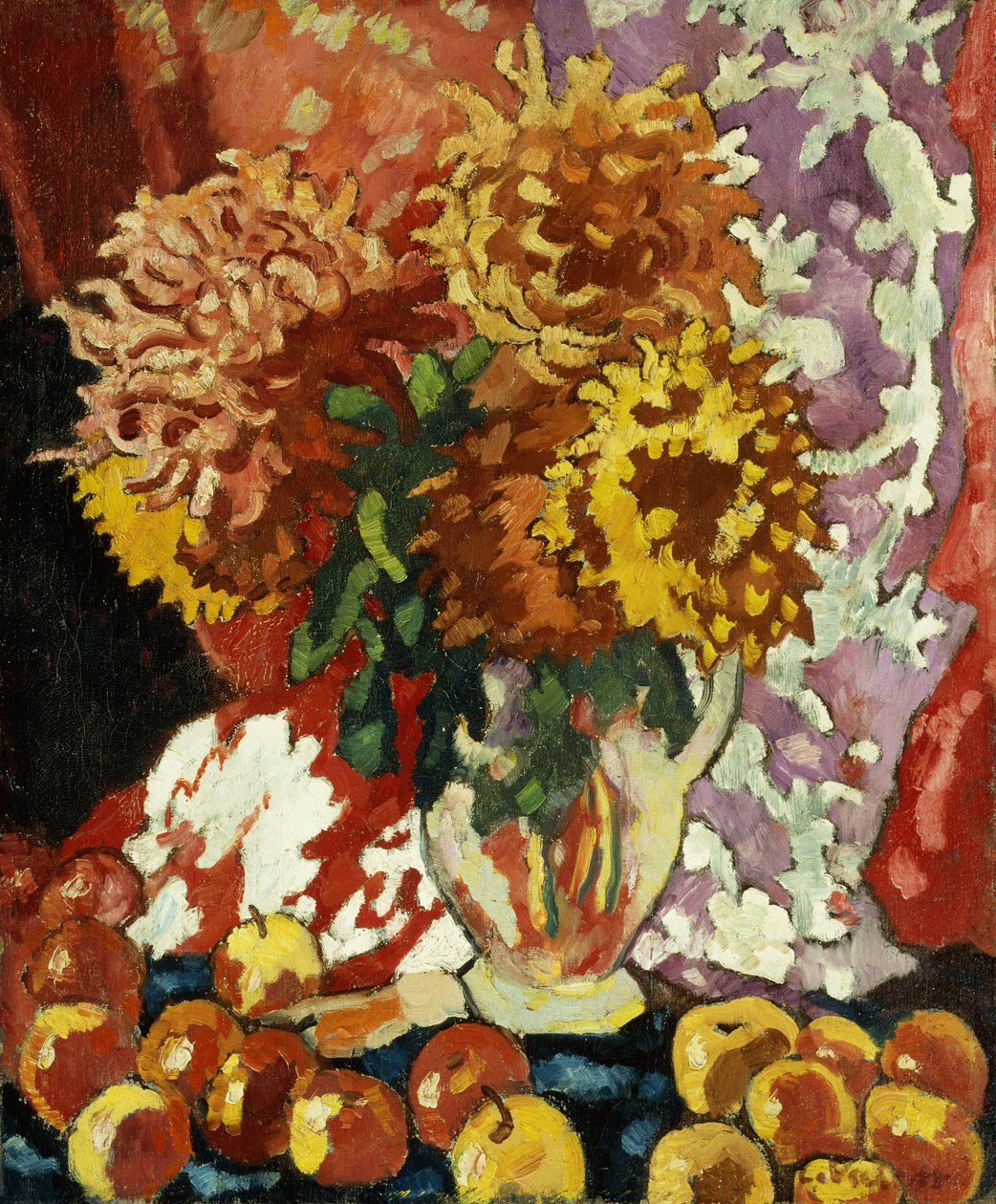 鲜花和苹果；Fleurs et Pommes 作者 路易斯·瓦尔塔特