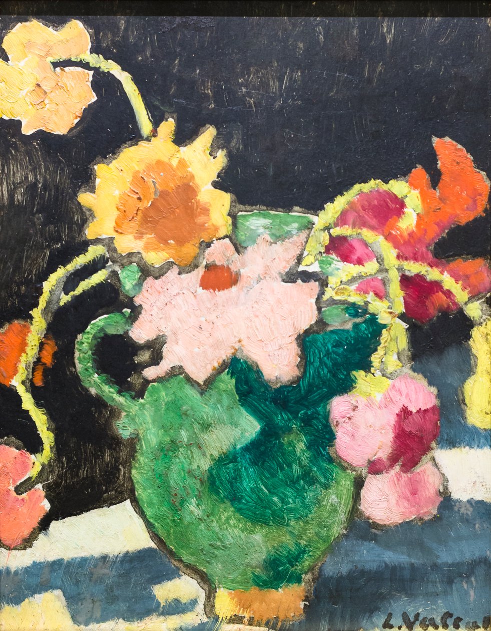 鲜花，约1900-1952 作者 路易斯·瓦尔塔特