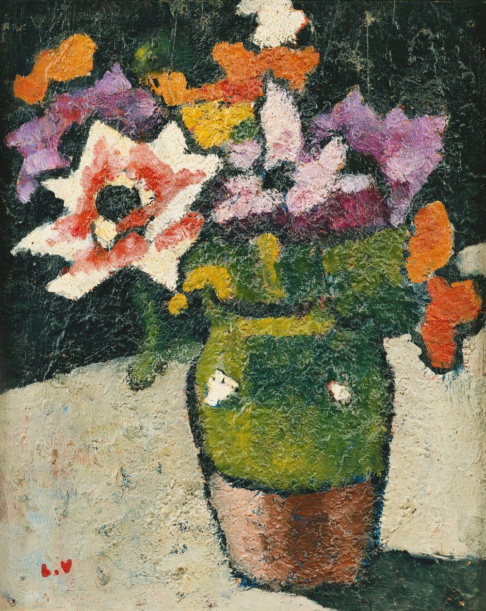 花瓶里的花； 花瓶里的花束 作者 路易斯·瓦尔塔特