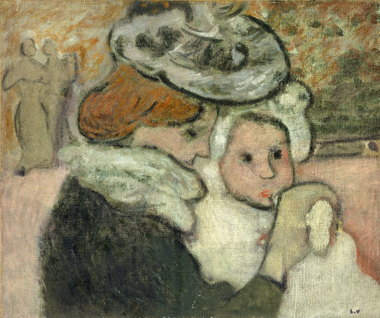 母与子（瓦尔塔夫人和她的儿子让）；Mere et Enfant（瓦尔塔夫人和儿子让） 作者 路易斯·瓦尔塔特