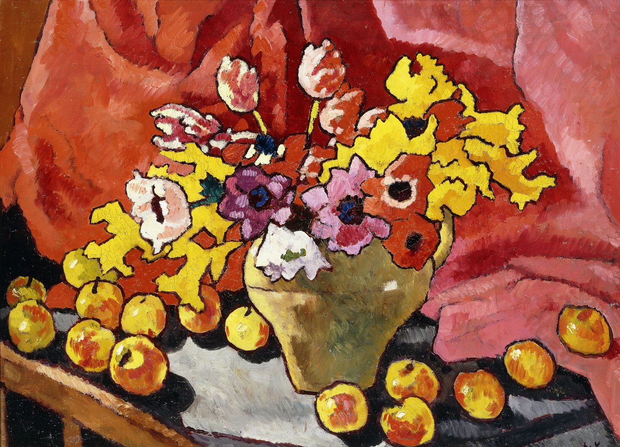 Pitcher, Anemones, Tulips and Apples; Cruche, Anemones, Tulipes et Pommes 作者 路易斯·瓦尔塔特