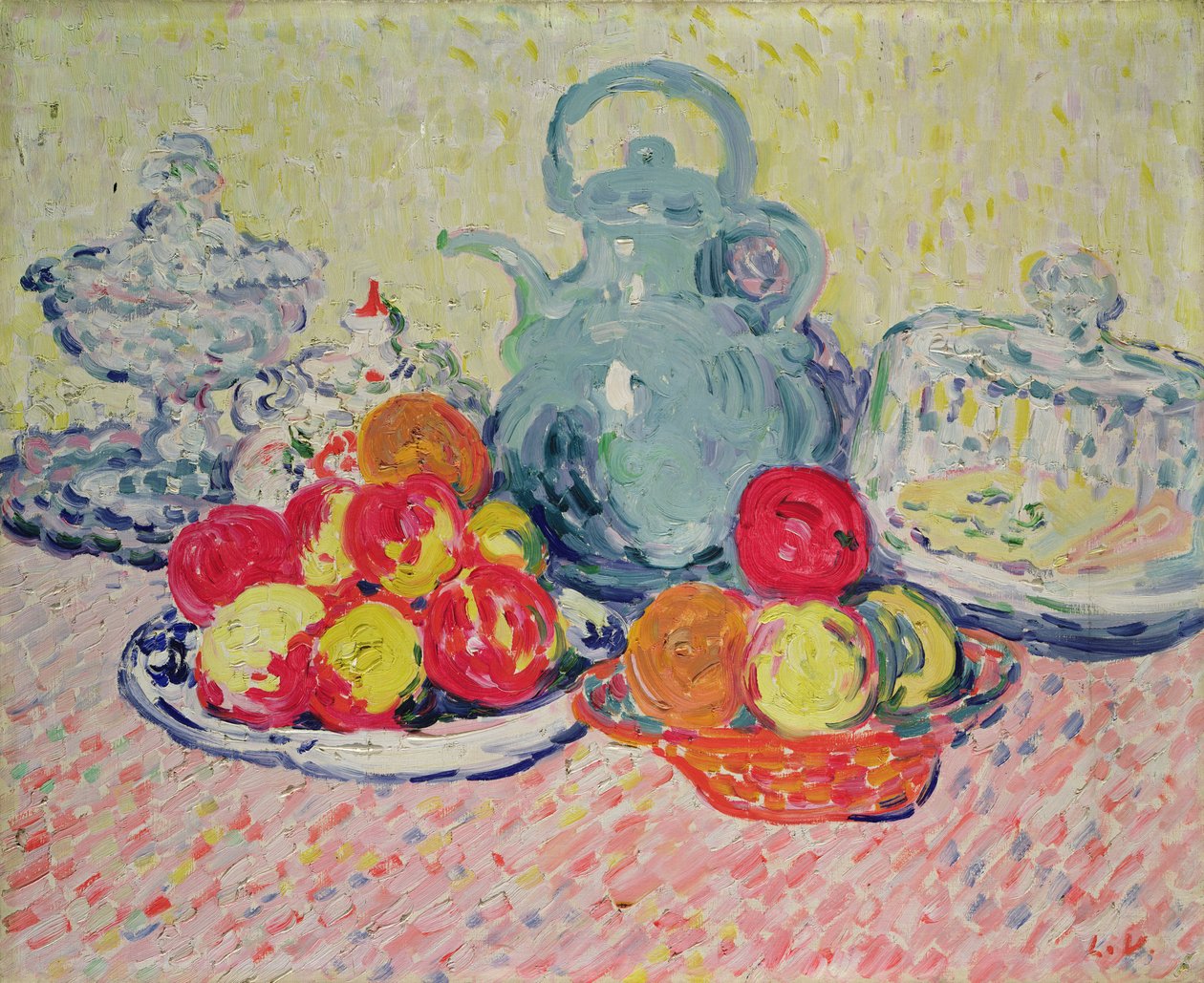 静物，约 1905-06 年（布面油画） 作者 路易斯·瓦尔塔特