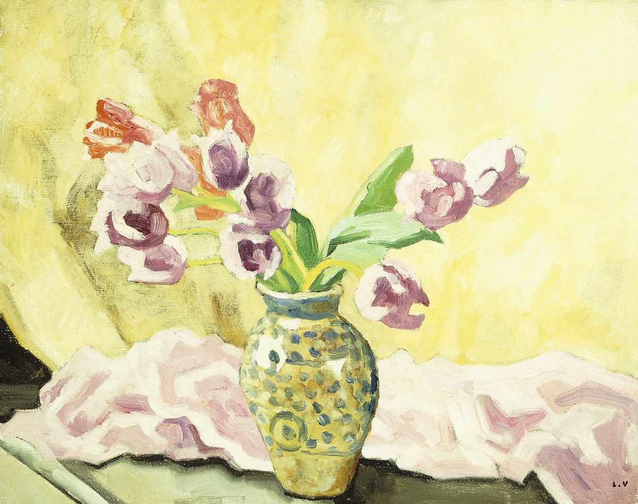 郁金香花瓶；Vase de Tulipes 作者 路易斯·瓦尔塔特