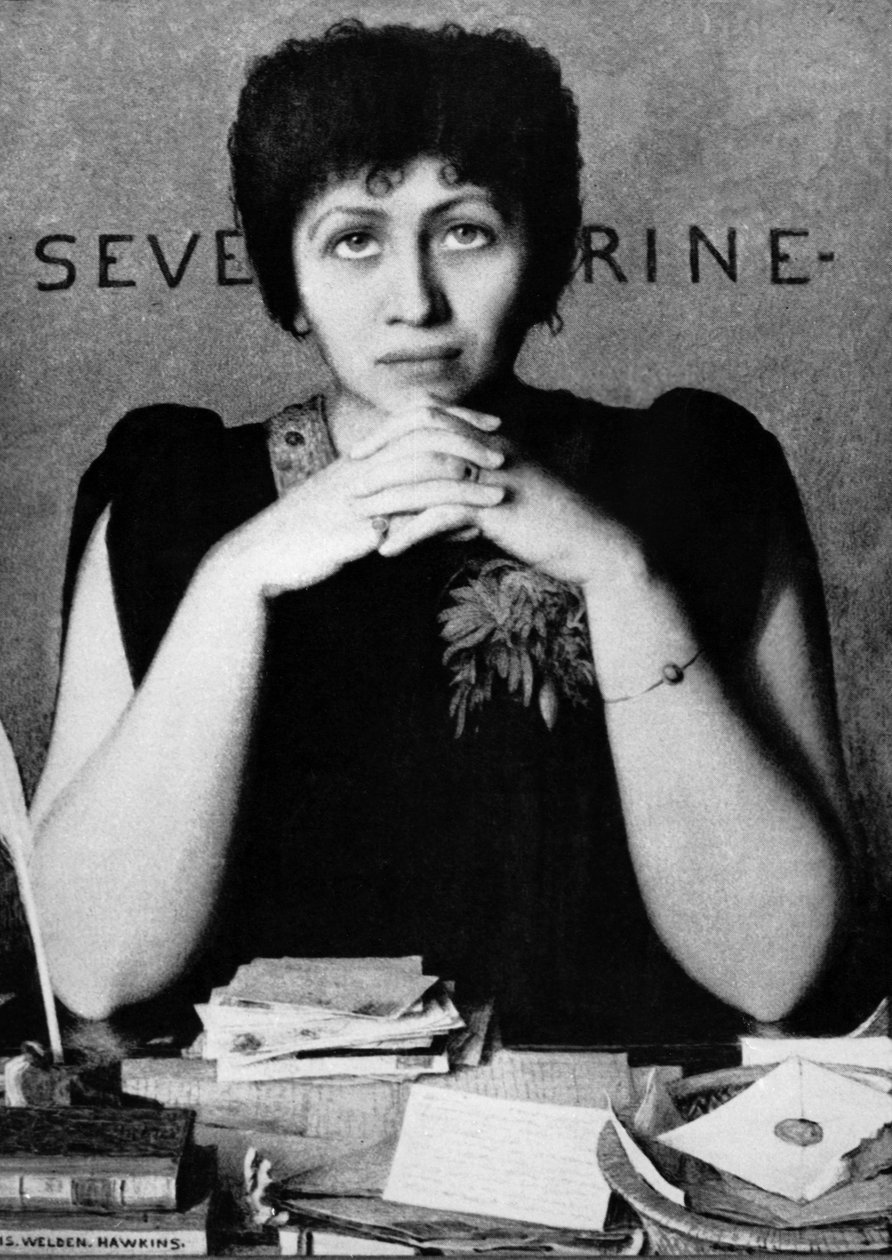 Severine (Caroline Remy 1855-1929) 法国作家、女权主义者、新闻工作者 作者 路易斯·韦登·霍金斯