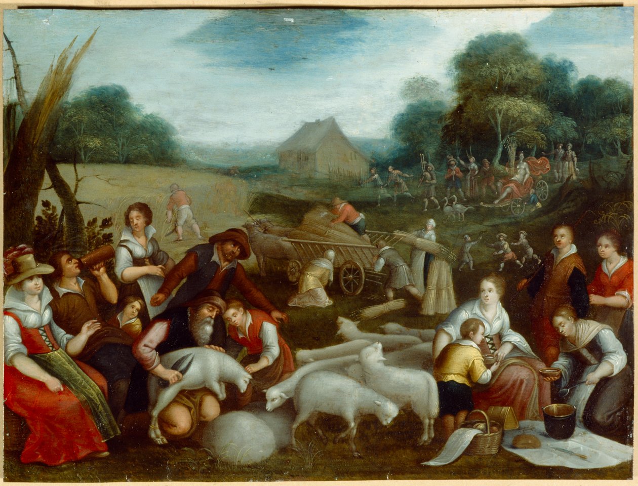 夏天（布面油画） 作者 Louis de (circle of) Caullery