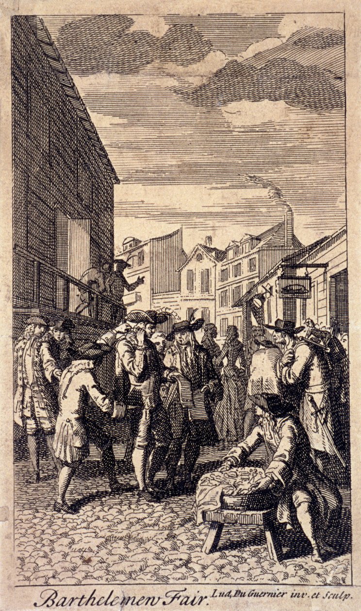 巴塞洛缪博览会，伦敦，约1715年 作者 路易·杜·格尼尔