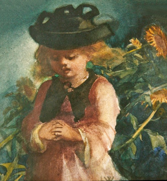 Dandylions，约1875年（纸上水彩）。 作者 沃特福德的路易莎安妮侯爵夫人