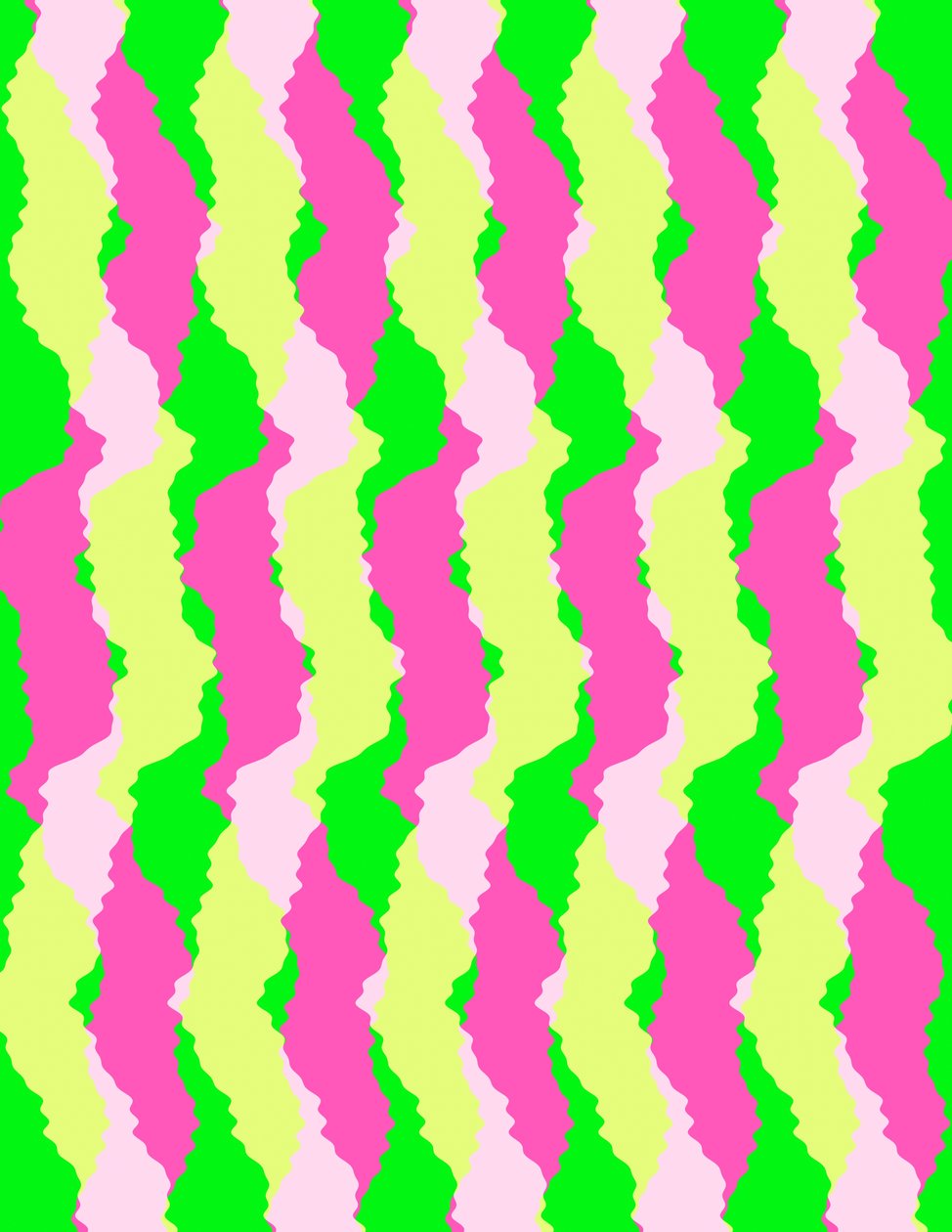 Funky Stripes，2011（数字） 作者 路易莎·赫里福德