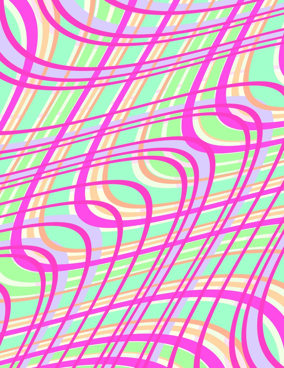 Swirly Check，2011（数字化） 作者 路易莎·赫里福德