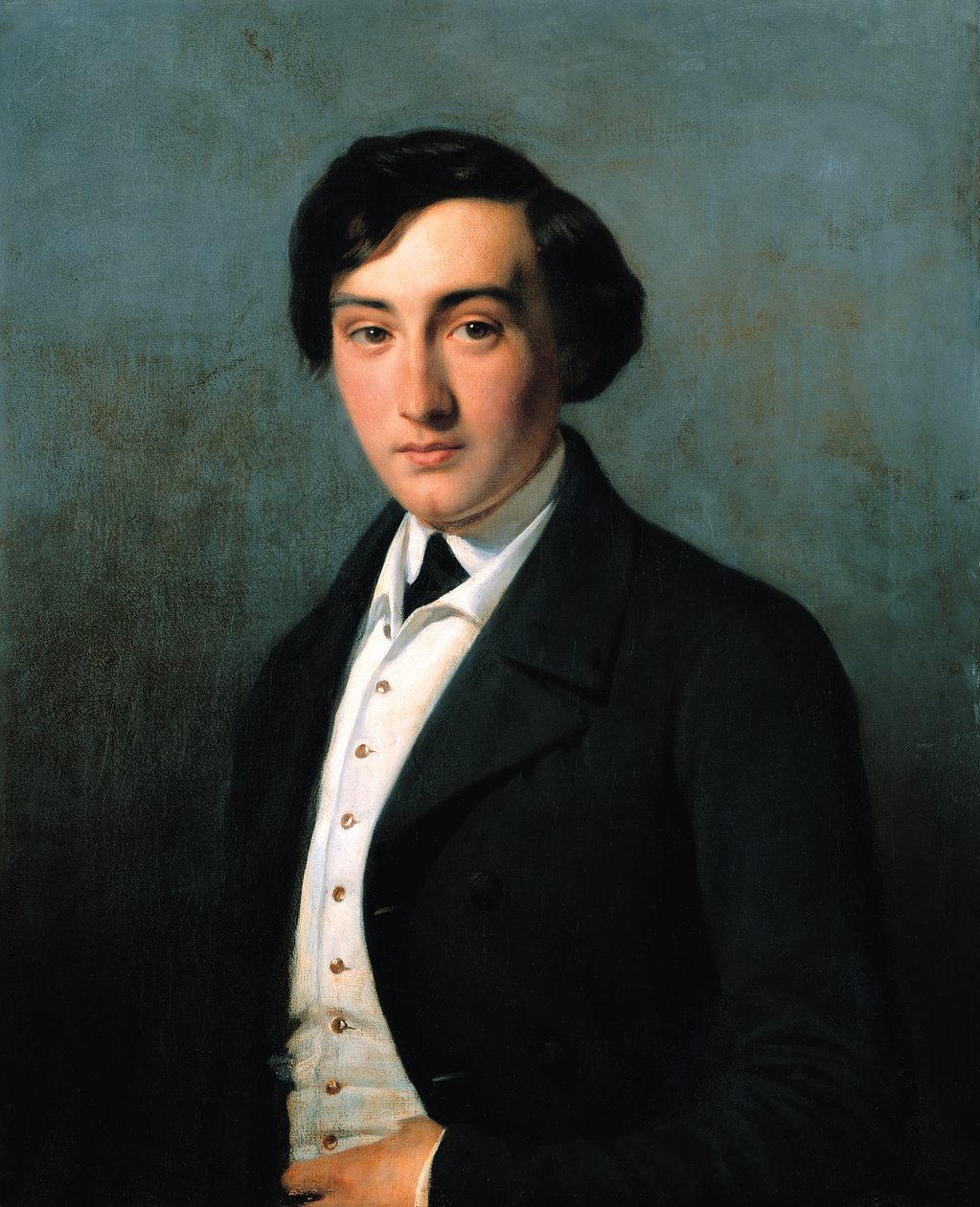 Lucien Petipa（1815-98）1849年的肖像 作者 路易丝·阿德莱德·德斯诺斯