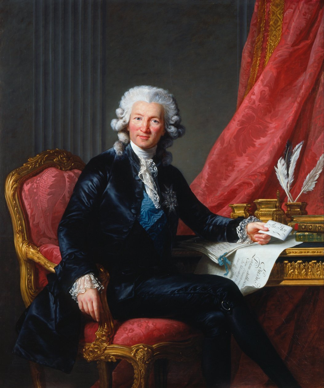 Charles-Alexandre de Calonne（1734-1802） 作者 伊丽莎白·路易丝·维吉·勒布朗