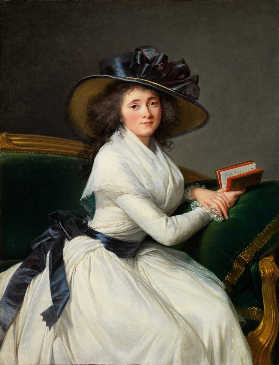 Marie-Charlotte Bontemps（1762-1848），La Chatre伯爵夫人的肖像 作者 伊丽莎白·路易丝·维吉·勒布朗