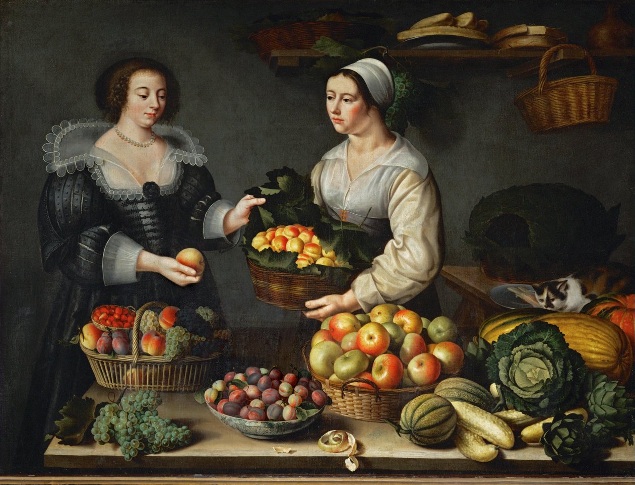 La marchande de fruits et legumes - The greengrocer ... 作者 路易丝·莫永 (Moillon)