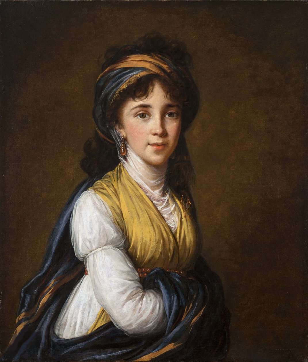 Anna Grigoryevna Belosselsky-Belozersky伯爵夫人的肖像，1773-1846，1798。 作者 伊丽莎白·路易丝·维吉·勒布朗