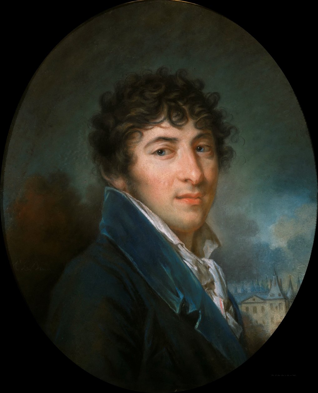 Moritz Christian Reichsgraf von Fries的肖像，1777-1828，约1796年。 作者 伊丽莎白·路易丝·维吉·勒布朗
