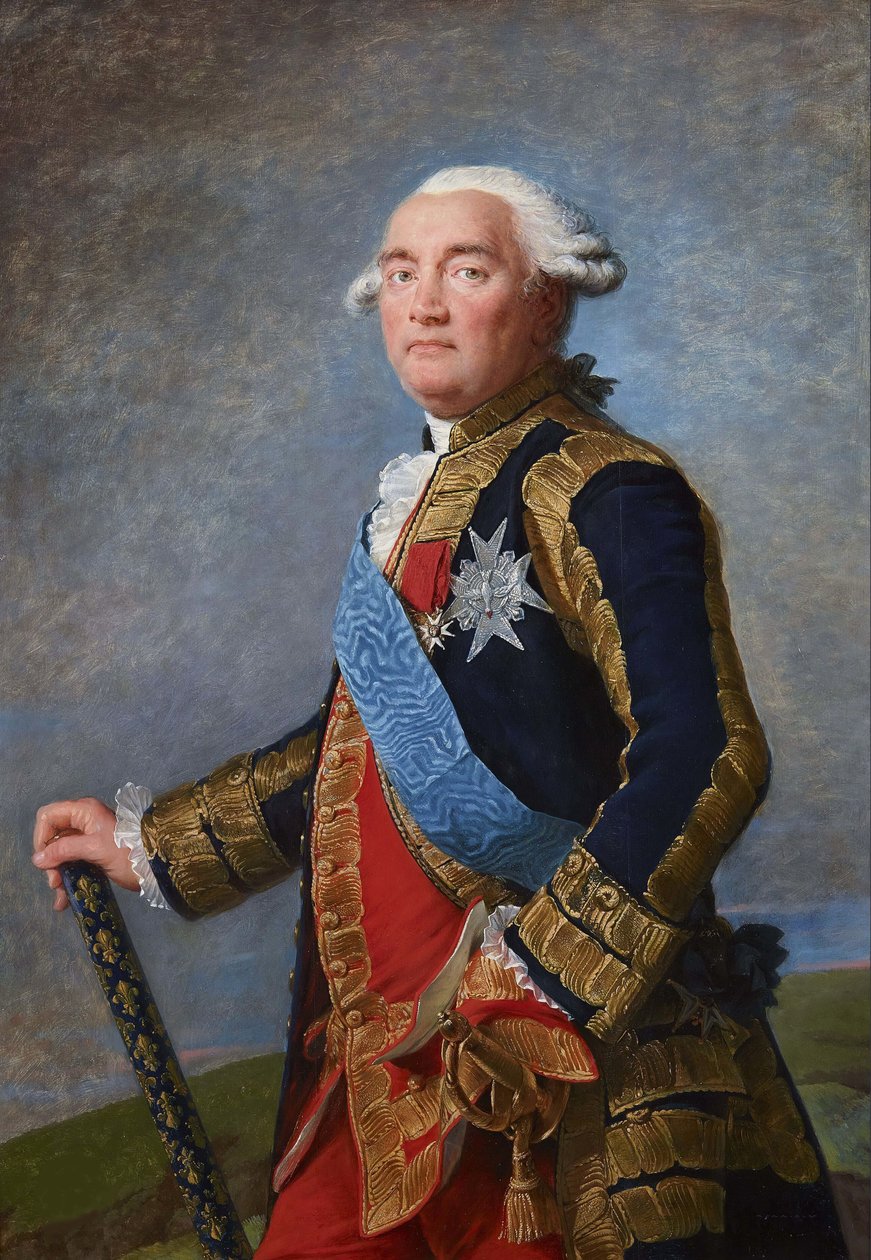 塞古尔侯爵菲利普-亨利的肖像，1724-1801，约1798。 作者 伊丽莎白·路易丝·维吉·勒布朗