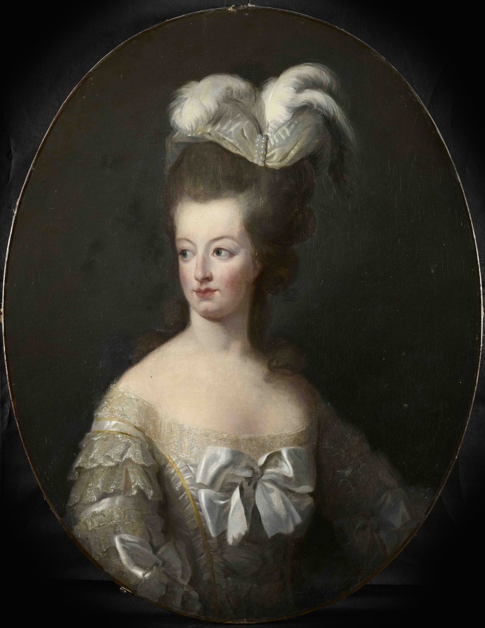 法国玛丽-安托瓦内特女王的肖像，1755-1793。 作者 伊丽莎白·路易丝·维吉·勒布朗