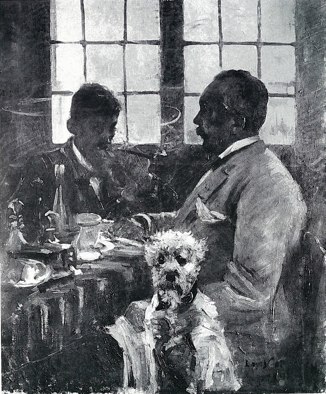 是Fruhstuckstischn 作者 洛维斯·科林斯（Lovis Corinth）