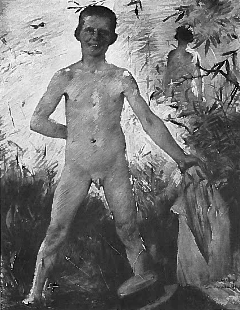 拜访男孩 作者 洛维斯·科林斯（Lovis Corinth）