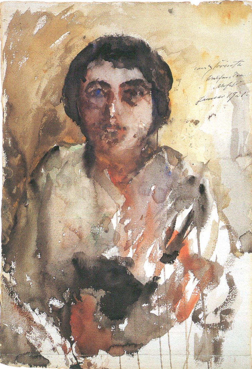 肖像夏洛特贝伦德 - 科林斯 作者 洛维斯·科林斯（Lovis Corinth）