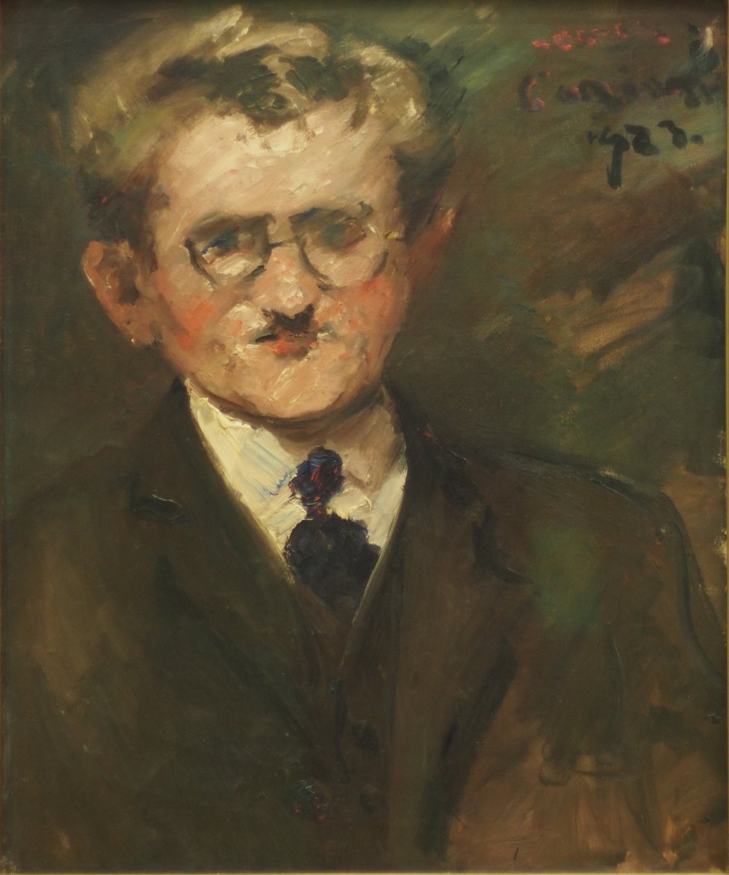 Paul Hans Ohmert.n教授的肖像 作者 洛维斯·科林斯（Lovis Corinth）