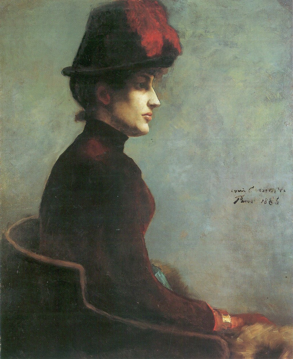 巴黎夫人的画像 作者 洛维斯·科林斯（Lovis Corinth）