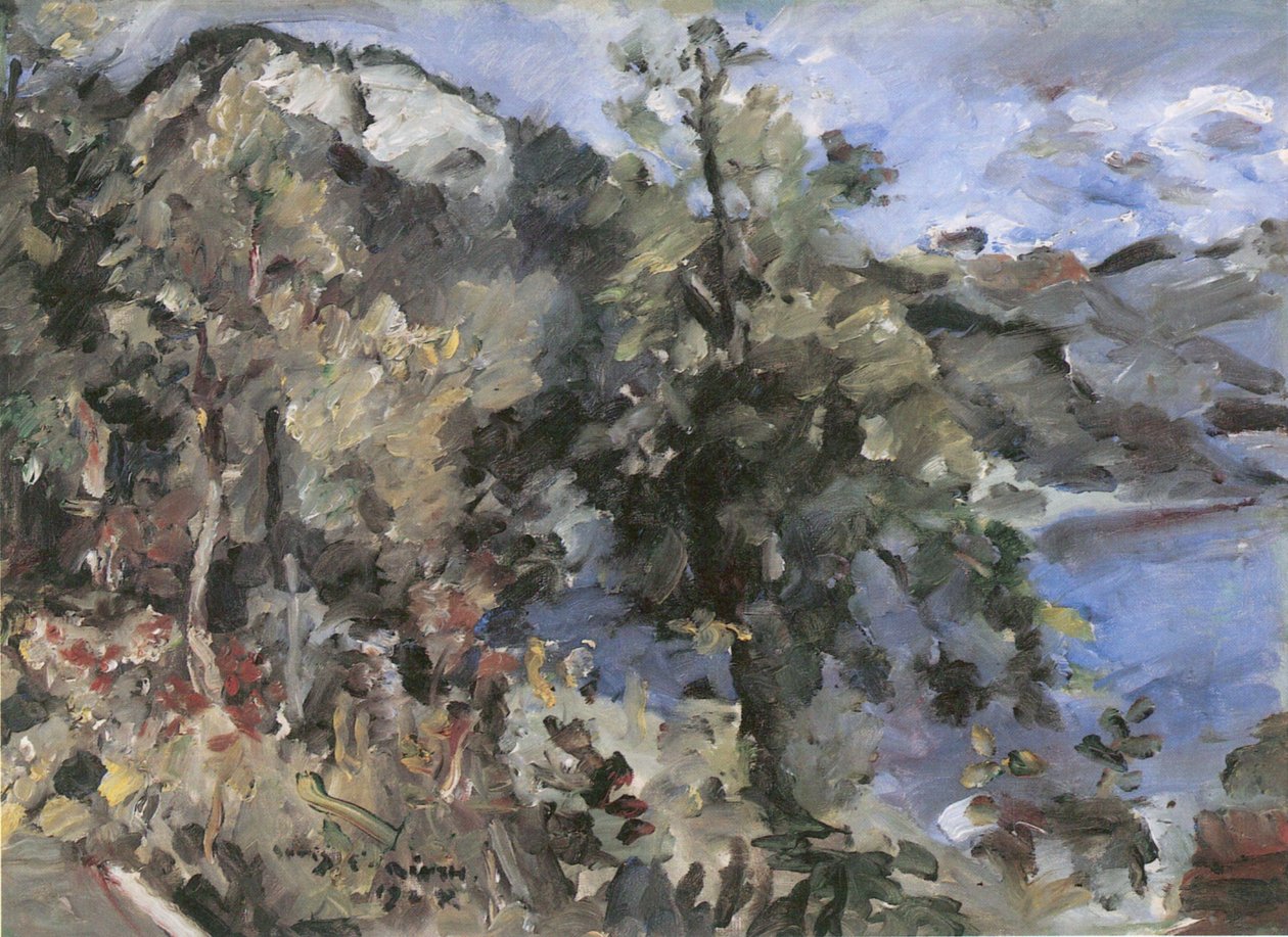 Walchenseen的Jochberg 作者 洛维斯·科林斯（Lovis Corinth）