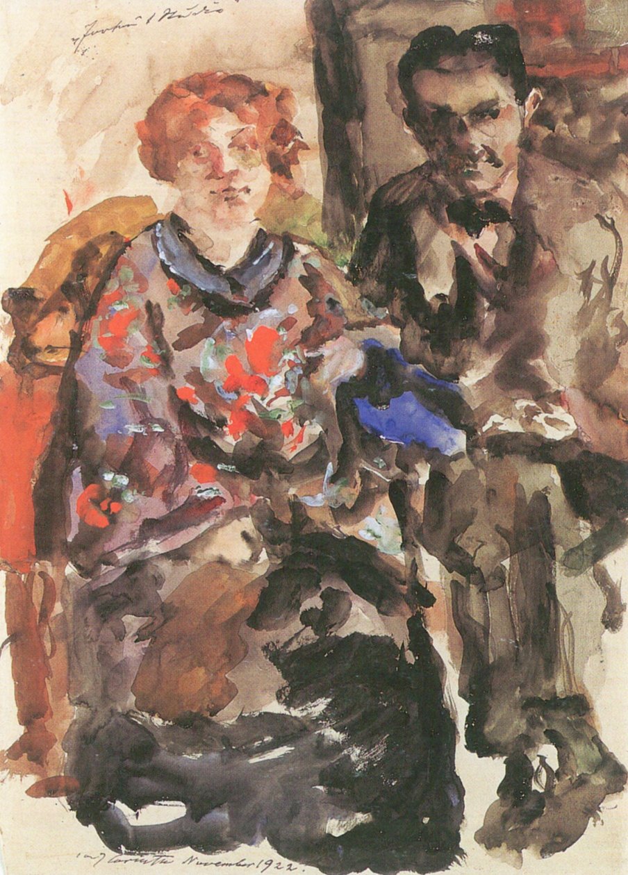 Erich Goeritz和他的妻子 作者 洛维斯·科林斯（Lovis Corinth）
