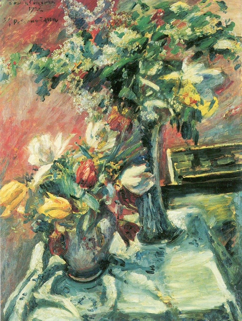 丁香和郁金香 作者 洛维斯·科林斯（Lovis Corinth）