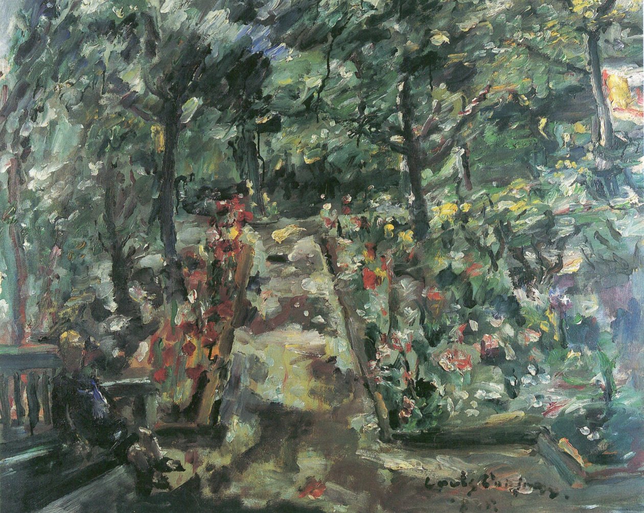 柏林 -  Westendn的花园 作者 洛维斯·科林斯（Lovis Corinth）