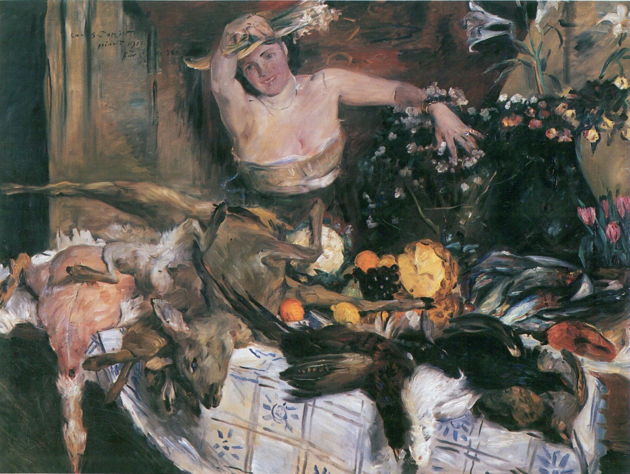 伟大的静物图生日图片 作者 洛维斯·科林斯（Lovis Corinth）