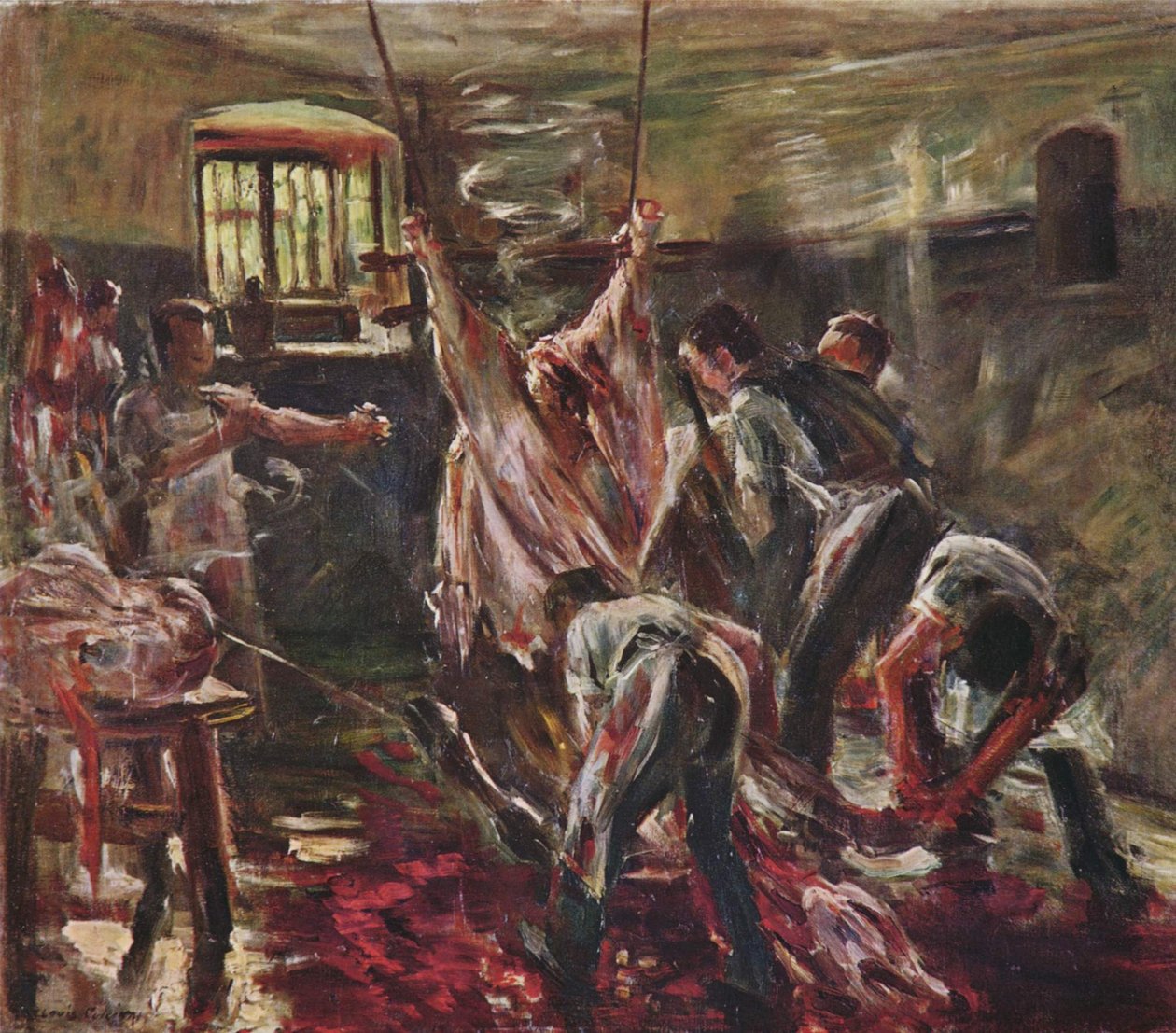 在屠宰场 作者 洛维斯·科林斯（Lovis Corinth）