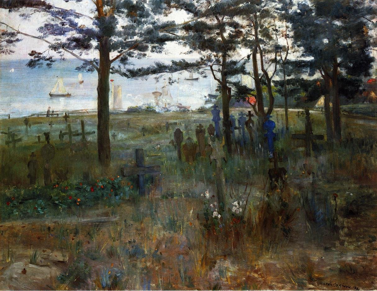 Niddenn的公墓 作者 洛维斯·科林斯（Lovis Corinth）