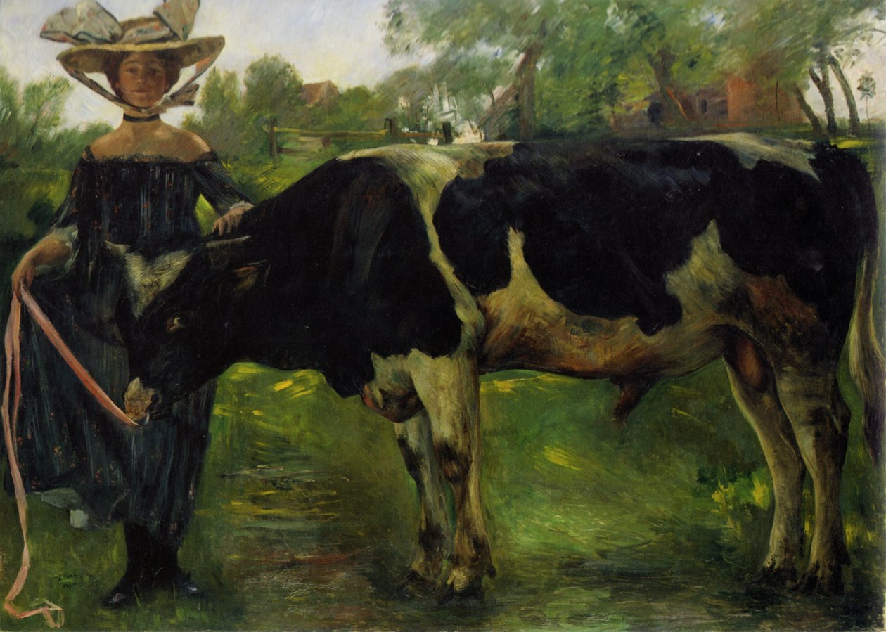 公牛的女孩 作者 洛维斯·科林斯（Lovis Corinth）