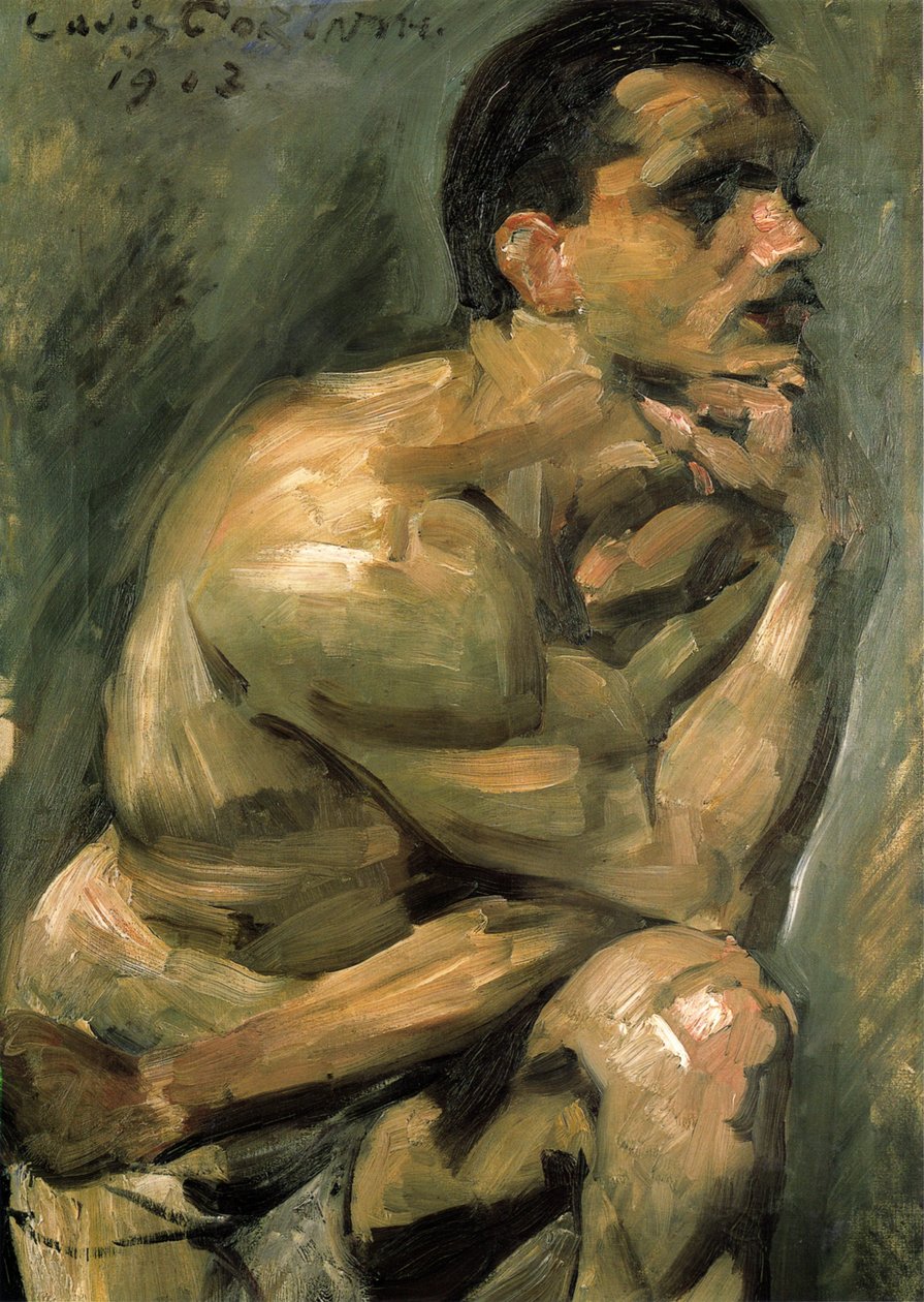 Mannlicher Halbaktn 作者 洛维斯·科林斯（Lovis Corinth）