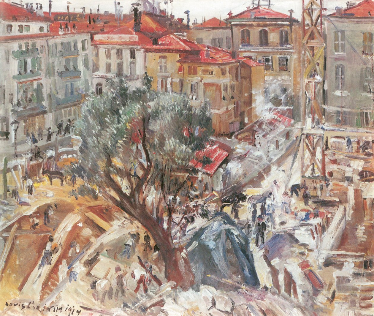 在蒙特卡龙的雪地摩托车 作者 洛维斯·科林斯（Lovis Corinth）