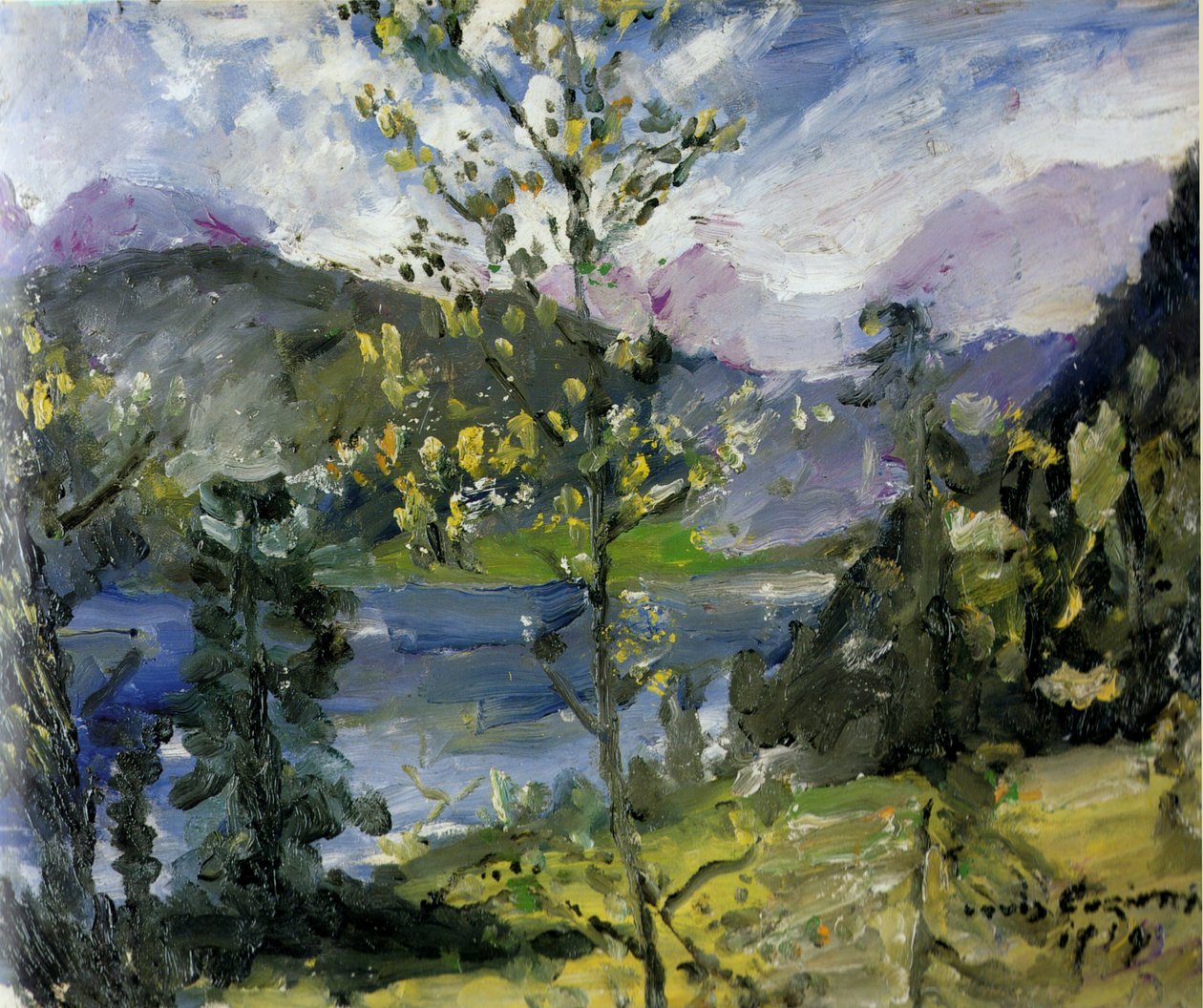 10月在Walchensee下雪 作者 洛维斯·科林斯（Lovis Corinth）