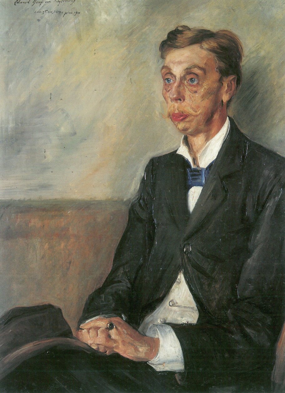 肖像Eduard Graf von Kayserlingn 作者 洛维斯·科林斯（Lovis Corinth）
