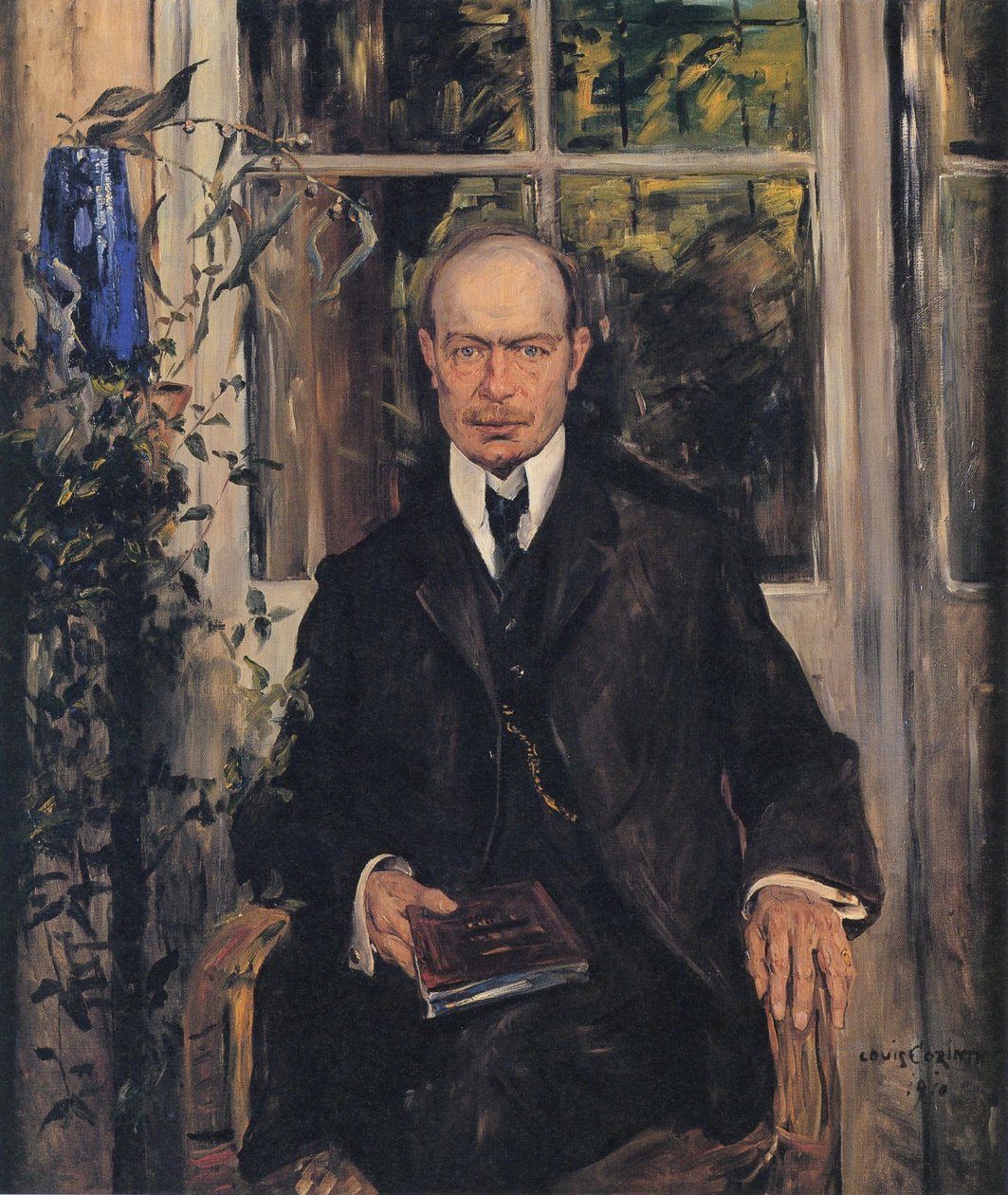 Portrat Henry B. Simmsn 作者 洛维斯·科林斯（Lovis Corinth）
