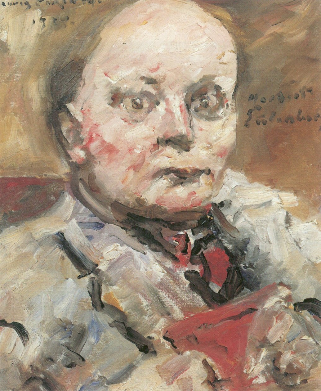 诗人赫伯特·欧伦伯格的肖像 作者 洛维斯·科林斯（Lovis Corinth）