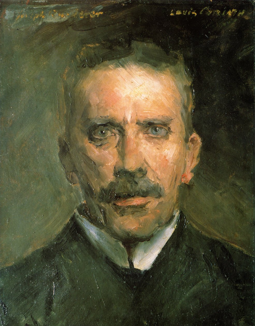 诗人约瑟夫·吕德勒的肖像 作者 洛维斯·科林斯（Lovis Corinth）