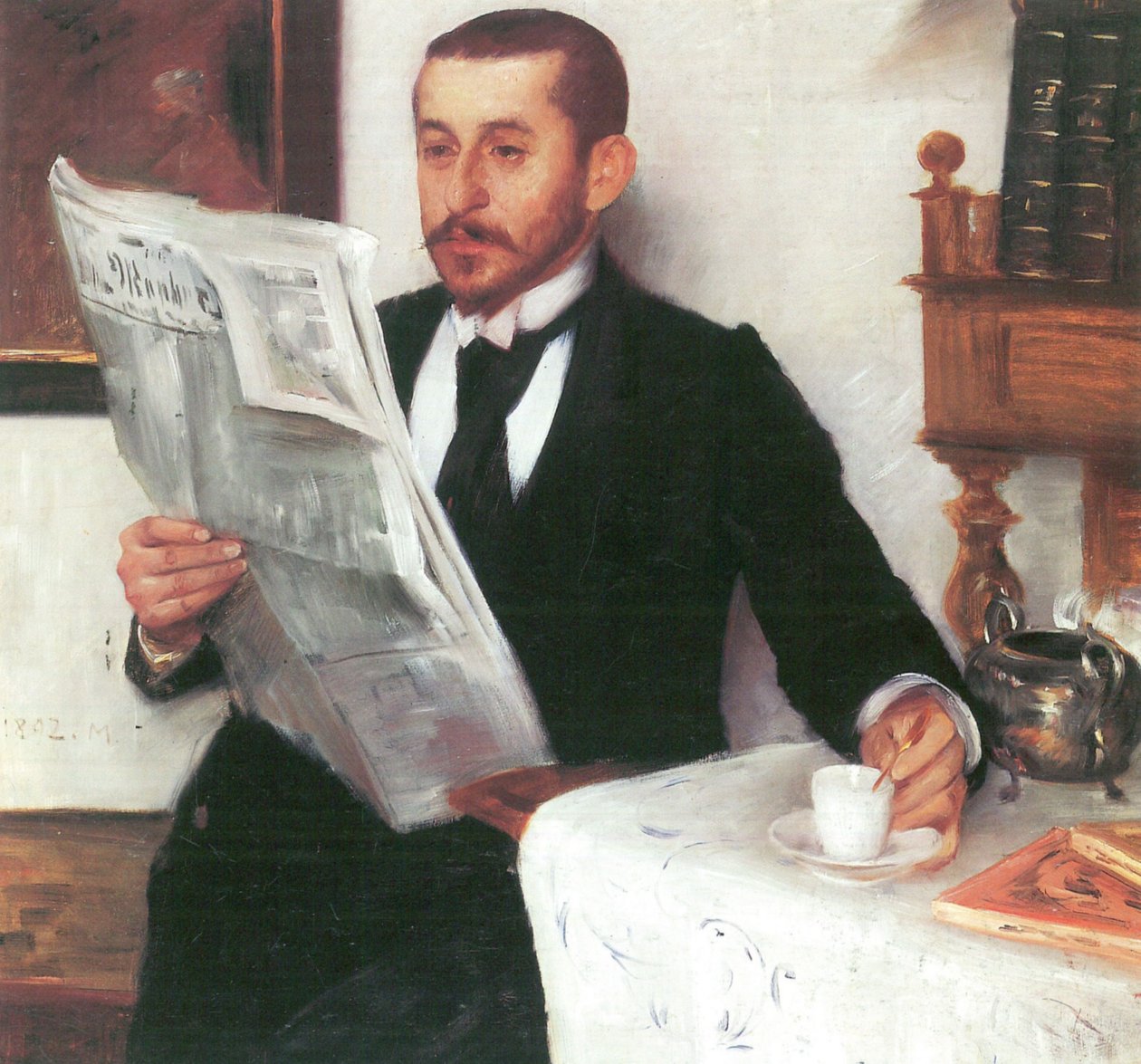 画家Benno Beckern的画像 作者 洛维斯·科林斯（Lovis Corinth）