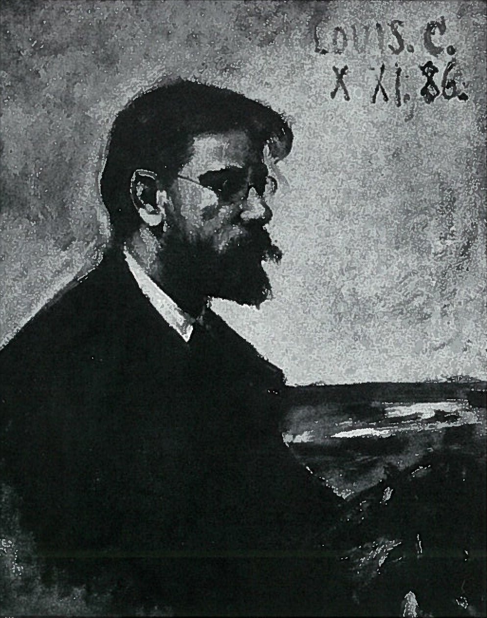 画家海因里希弗里肯的肖像 作者 洛维斯·科林斯（Lovis Corinth）