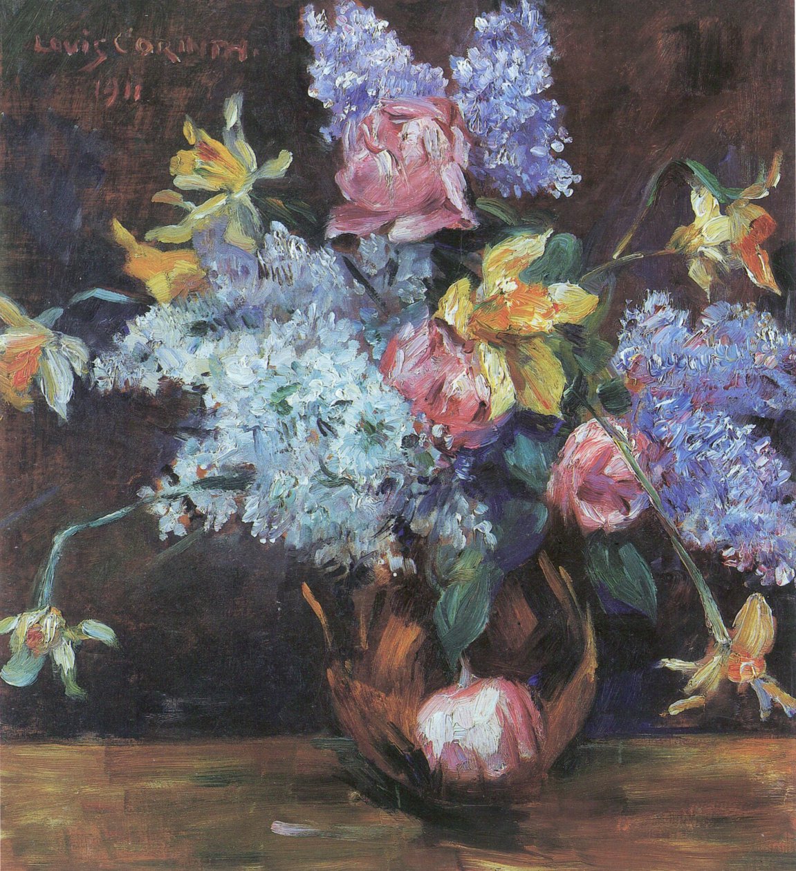 玫瑰，丁香和ostlerlockenn 作者 洛维斯·科林斯（Lovis Corinth）