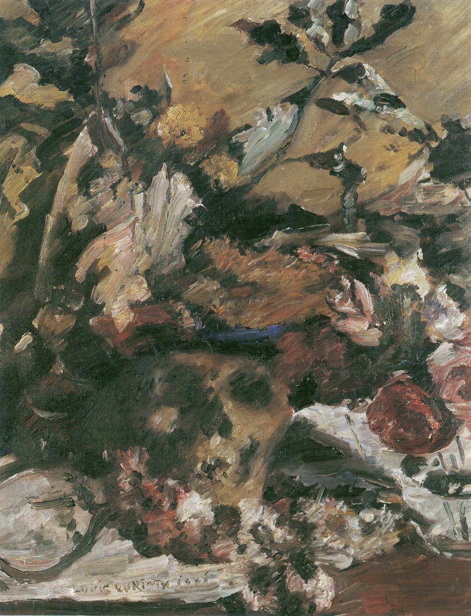 有橡木叶子的头骨 作者 洛维斯·科林斯（Lovis Corinth）