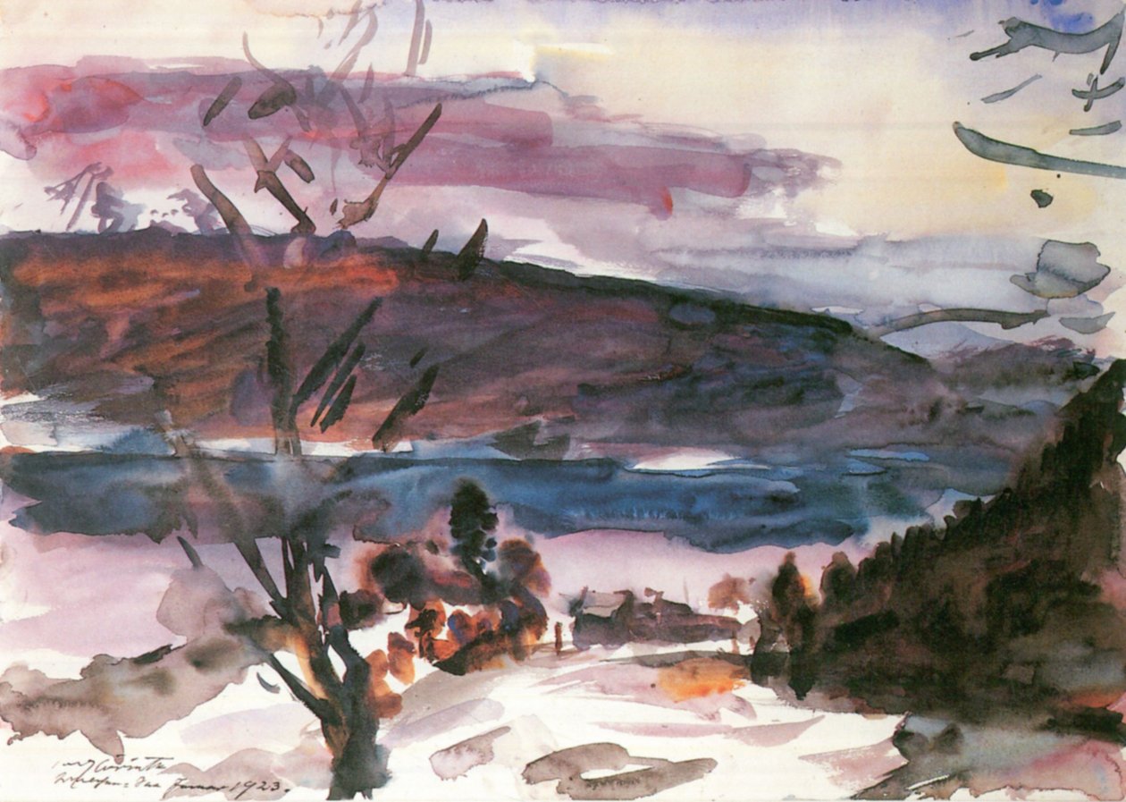 Walchenbergn 作者 洛维斯·科林斯（Lovis Corinth）