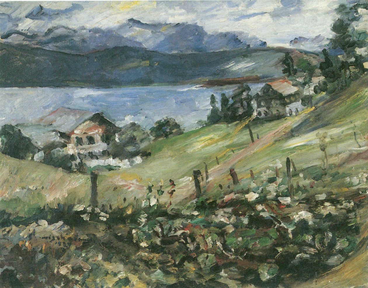 Walchensee，Gemusegartenn 作者 洛维斯·科林斯（Lovis Corinth）