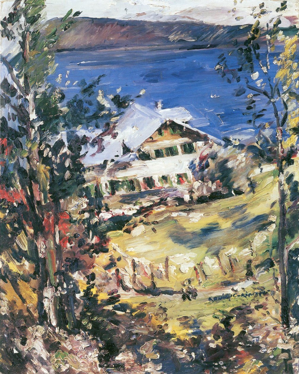 Walchensee，乡间别墅与Wascheplatzn 作者 洛维斯·科林斯（Lovis Corinth）