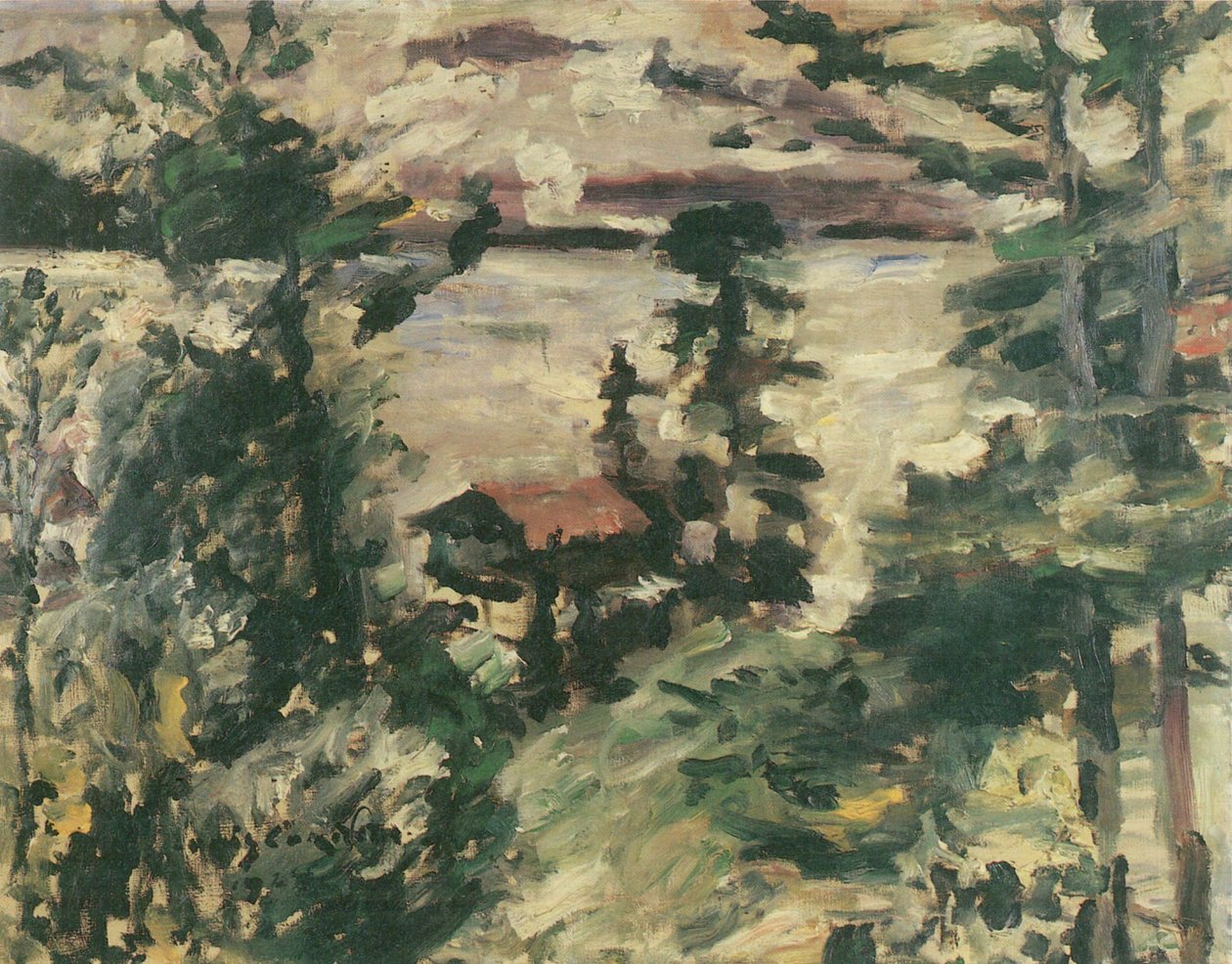 Walchensee，晨雾 作者 洛维斯·科林斯（Lovis Corinth）